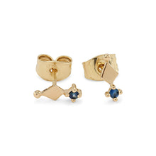 Indlæs billede til gallerivisning Kitah Gold Blue Sapphires