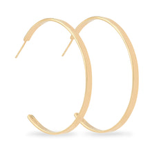 Indlæs billede til gallerivisning Big gold plated hoops from the Kinz Kanaan Rhythm collection