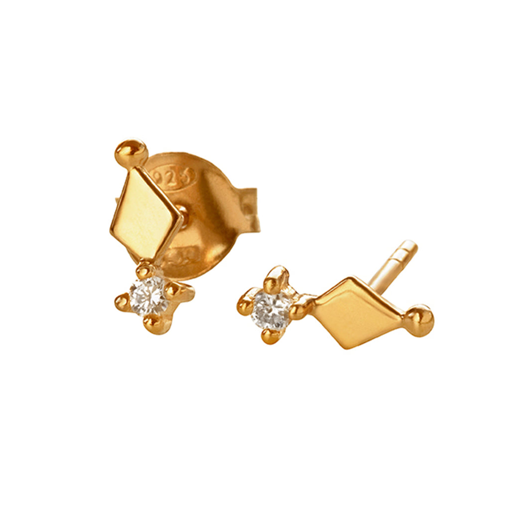 Kitah Gold Earring smykker smykke gold guld diamant øreringe ørering studs earring earrings earing stud earrings stud earring diamonds diamond Gold (14-karat)