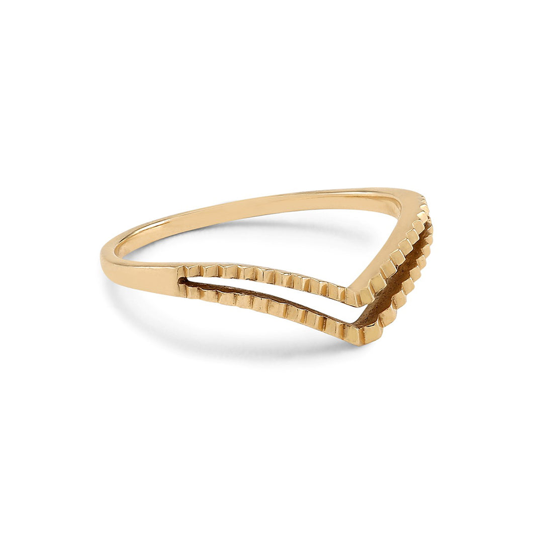 Zally gold ring (14-karat)