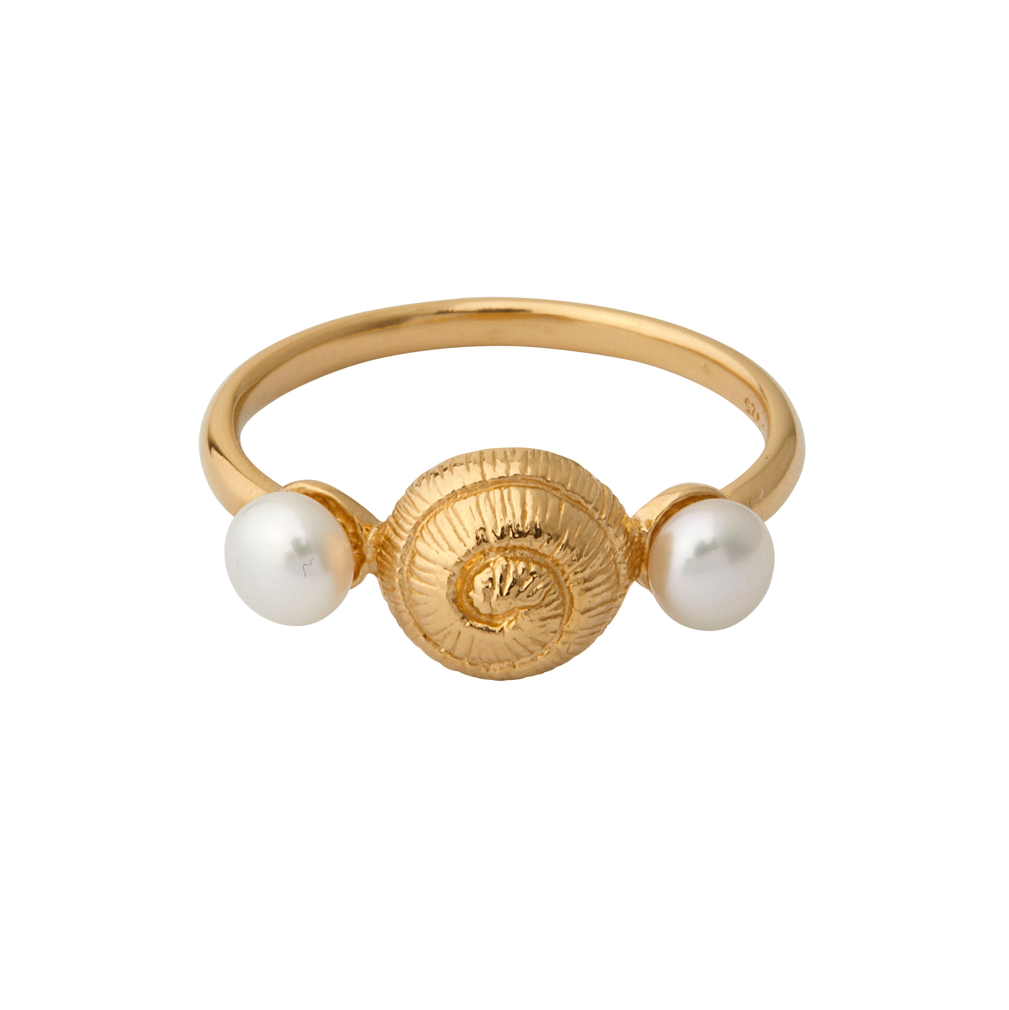 【Pearlish】Spiral Pearl x Gold Ring Spiral Pearl x Gold Ring – Pearlish